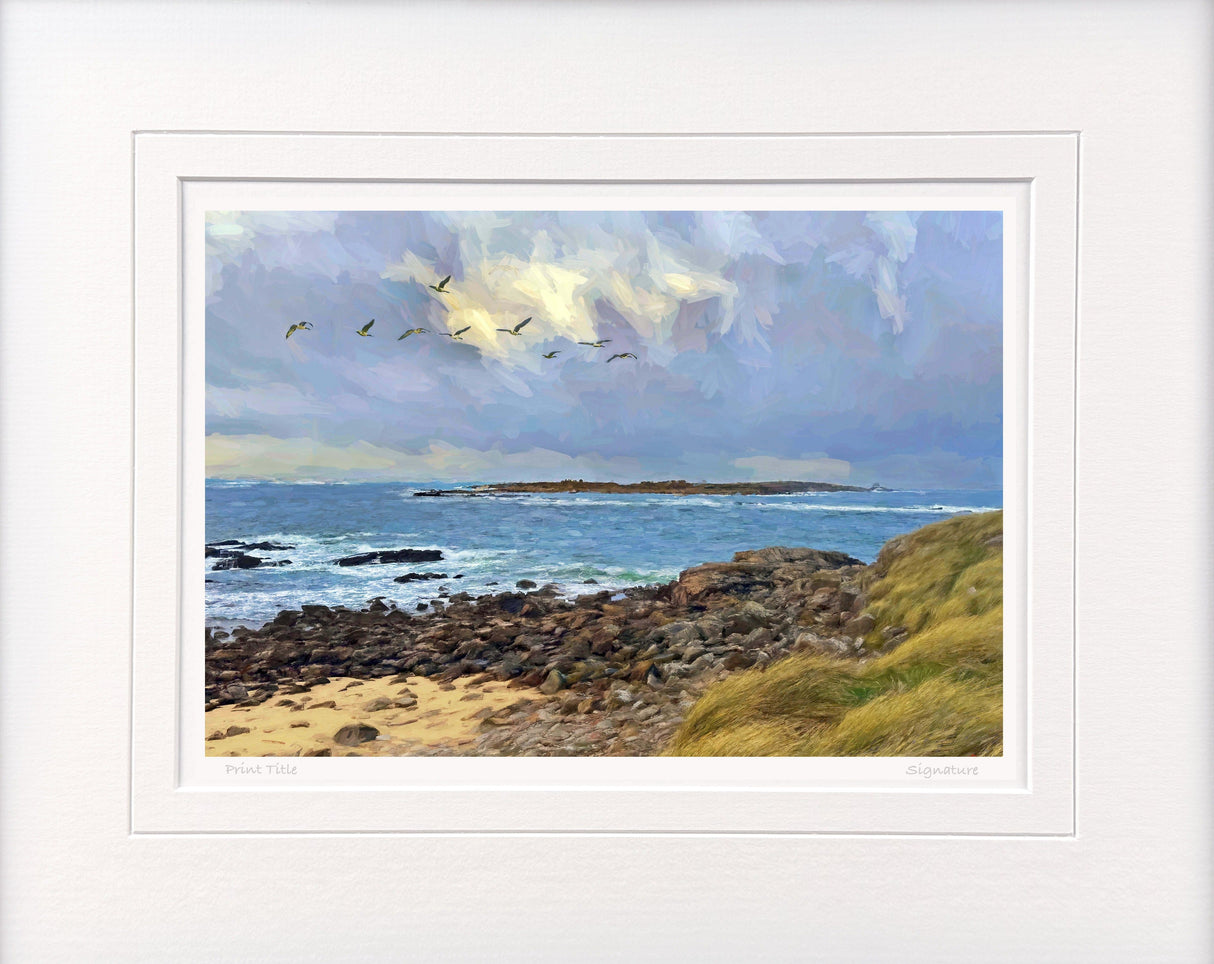 Towards Inishmeane, Gweedore - signed limited edition print by Lucas Creative Art