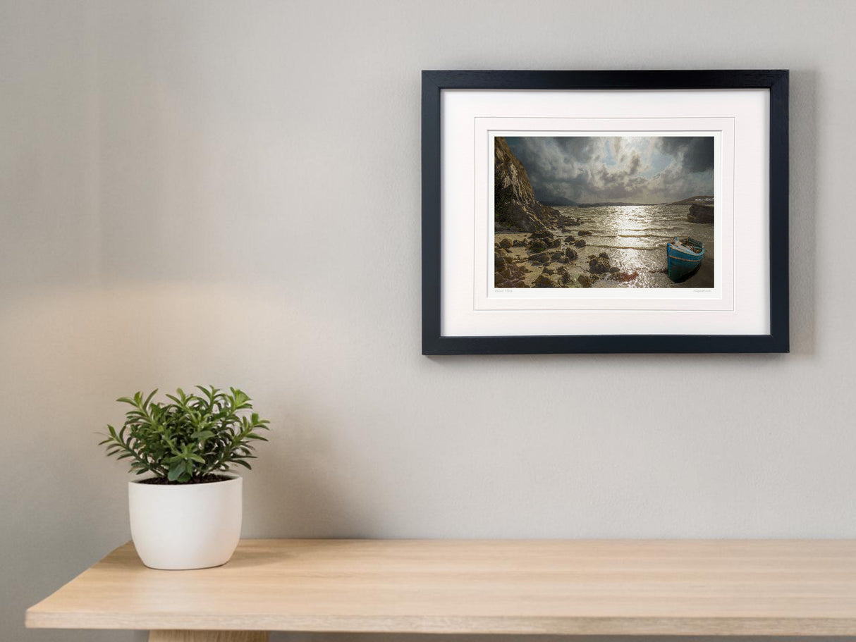 Waiting - Small Framed Black