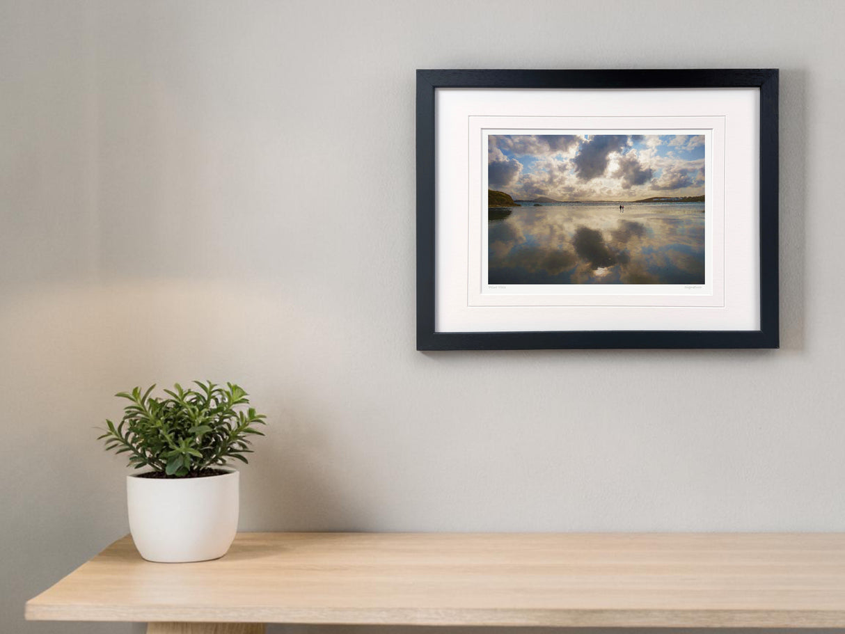 Walking on Clouds - Small Framed Black