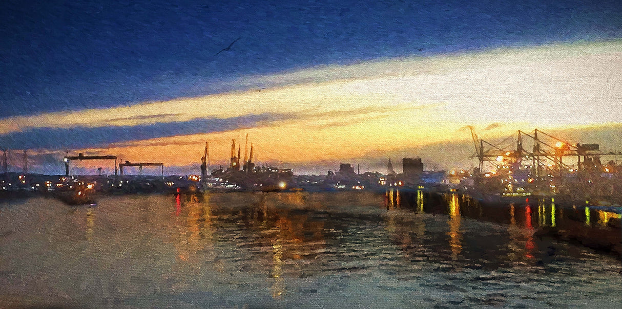 Evening arrival , Belfast