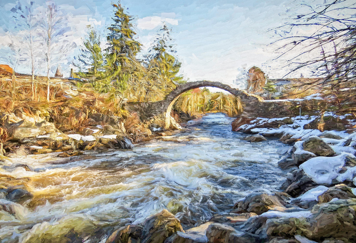 Old packhorse bridge, Carrbridge