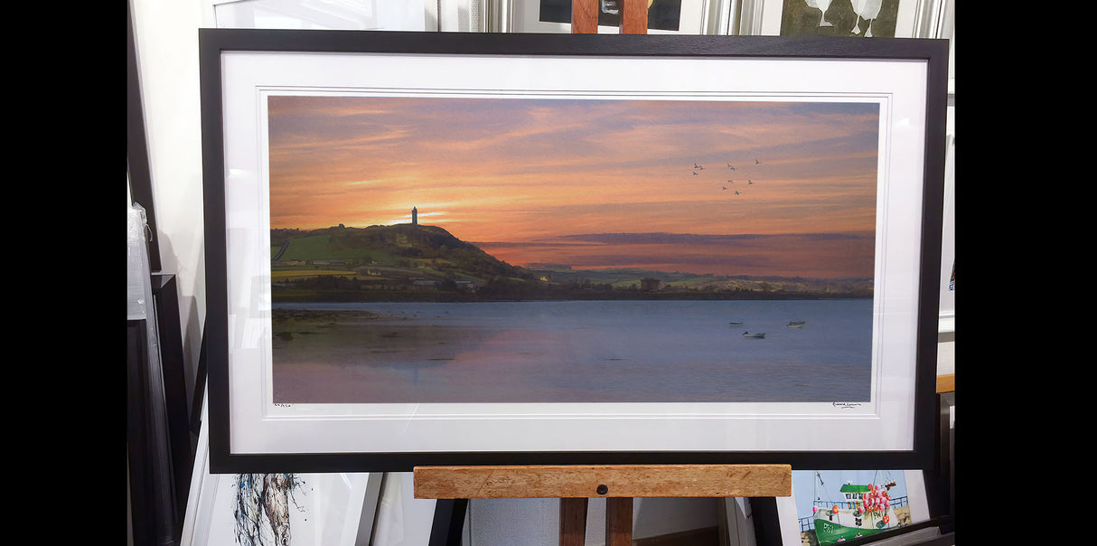 Scrabo Sunset from Islandhill