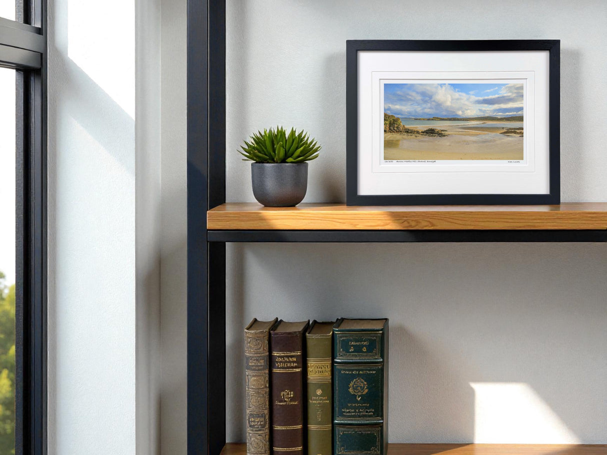 Across Marble Hill Strand, Donegal - Small - Framed