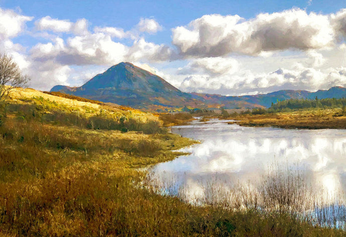 Autumn by the Clady, Gweedore Donegal