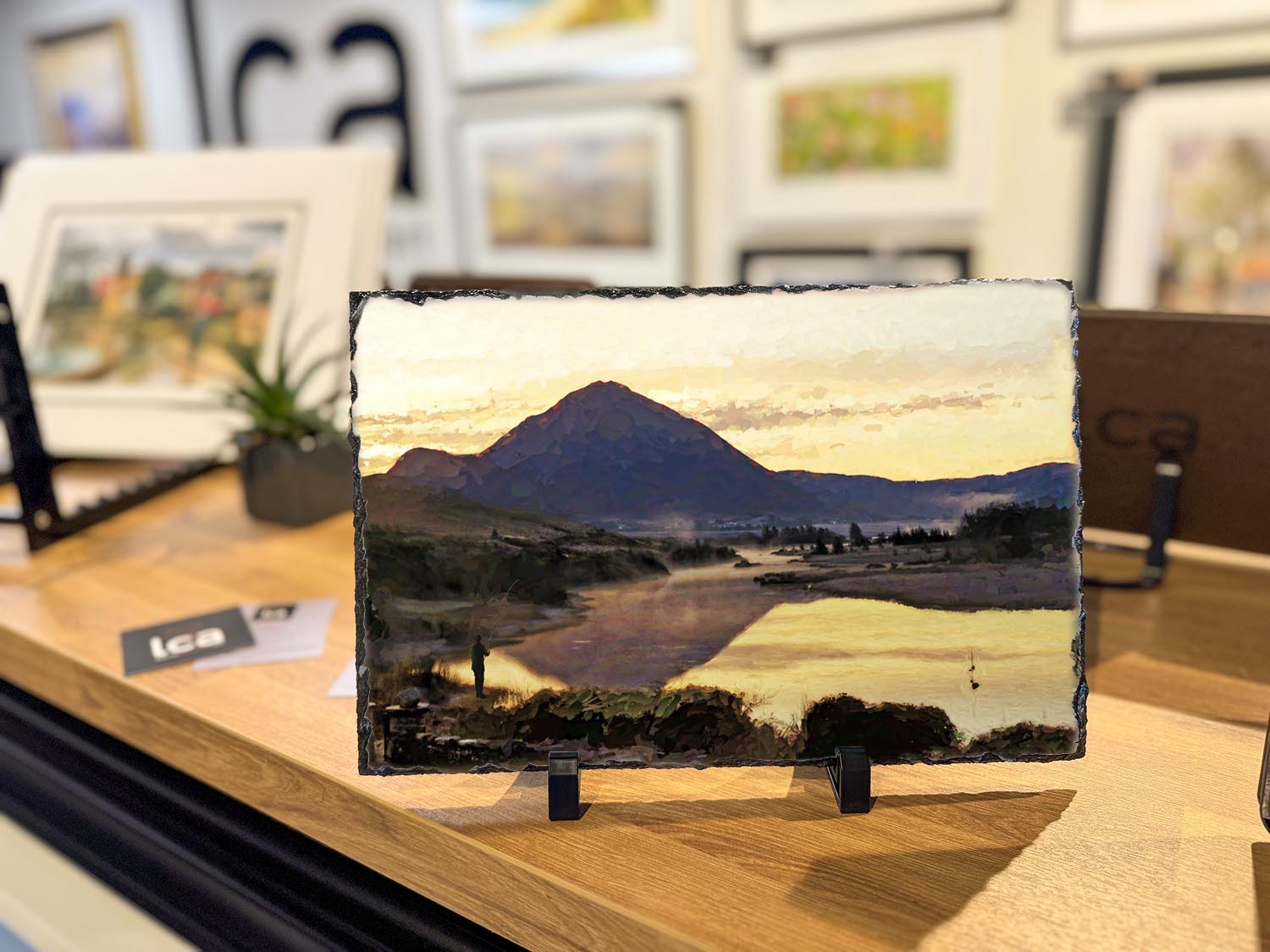 Dawn Mist Below Errigal, Donegal  - Decorative Slate