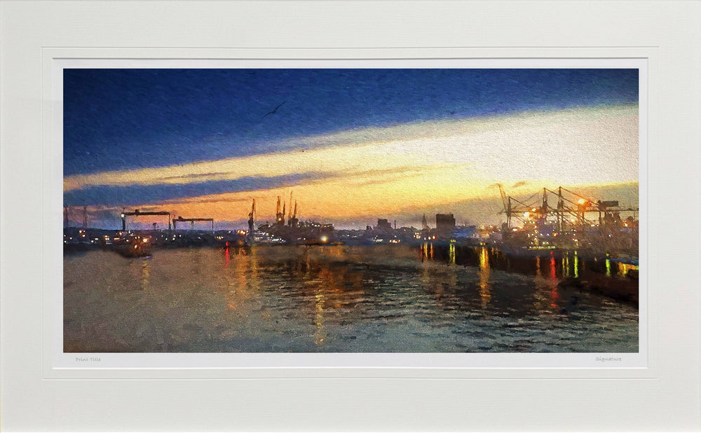 Evening arrival , Belfast