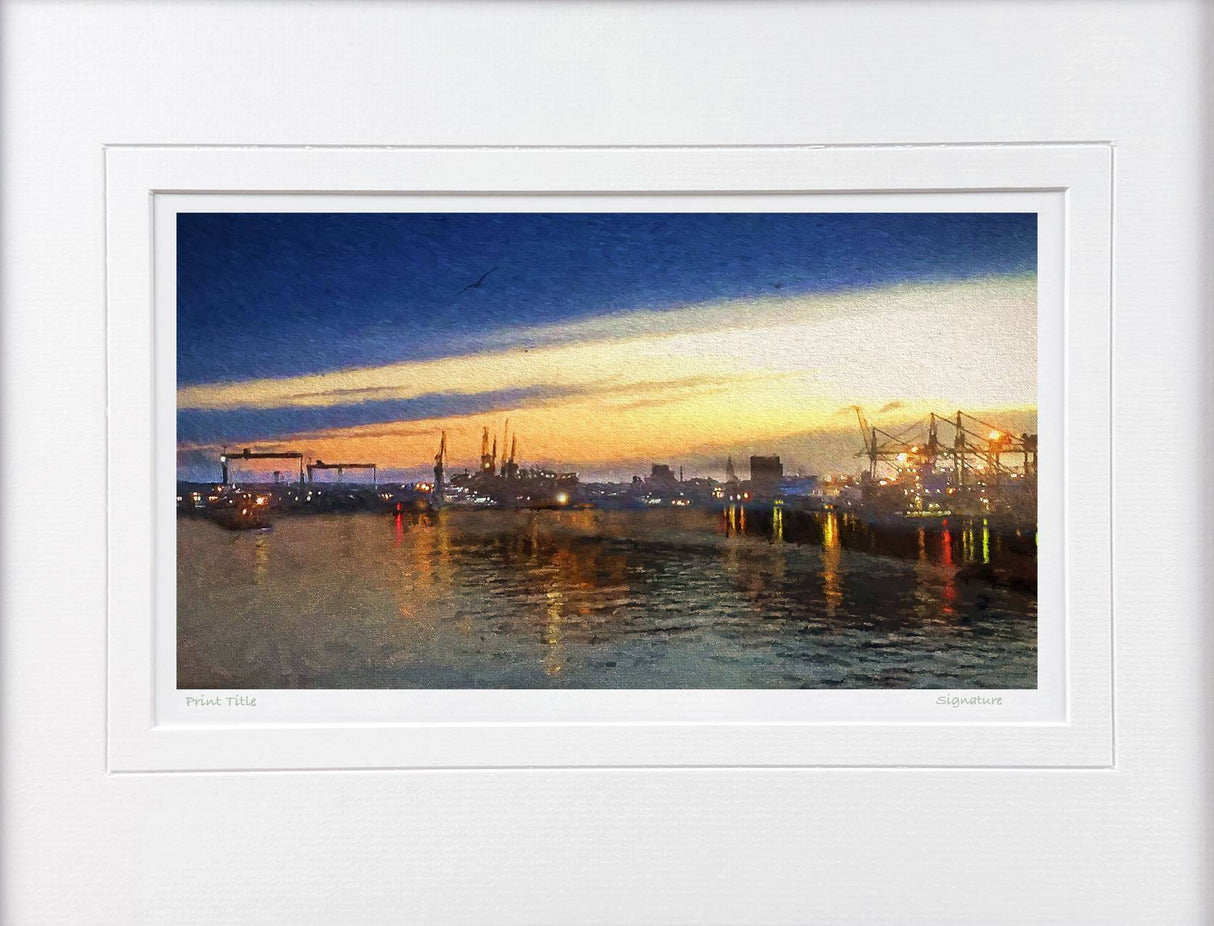 Evening arrival , Belfast
