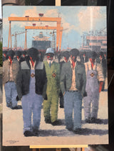 Original Oil on Canvas - All The Queens Men, Series No. 2