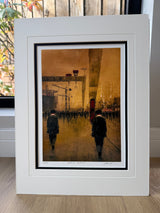 Early Birds gift size - double mounted signed limited edition print by Colin H. Davidson, 30cm x 40cm mount