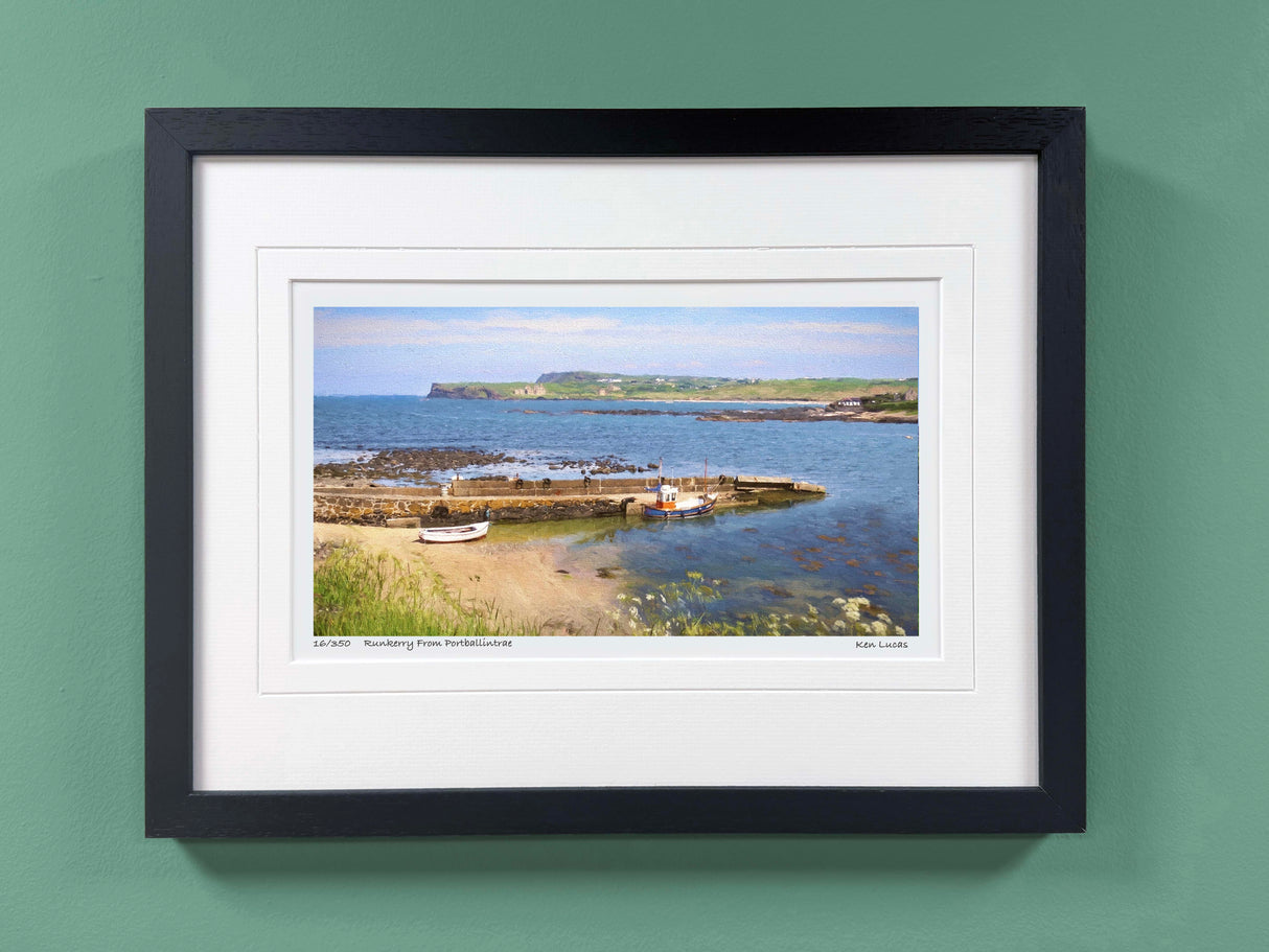 Runkerry from Portballintrae - Small - Framed