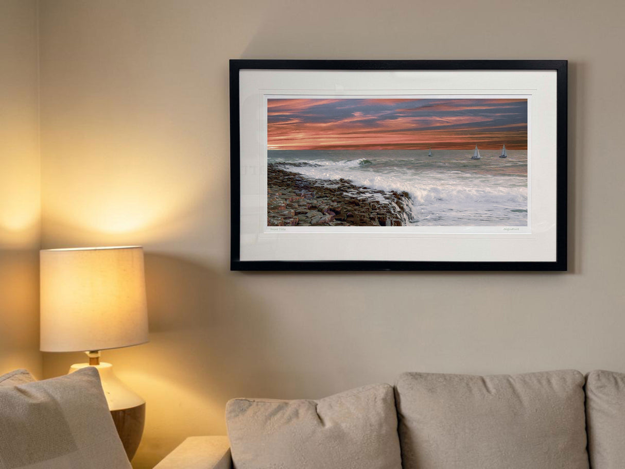 Sails At Sunset, Giants Causeway