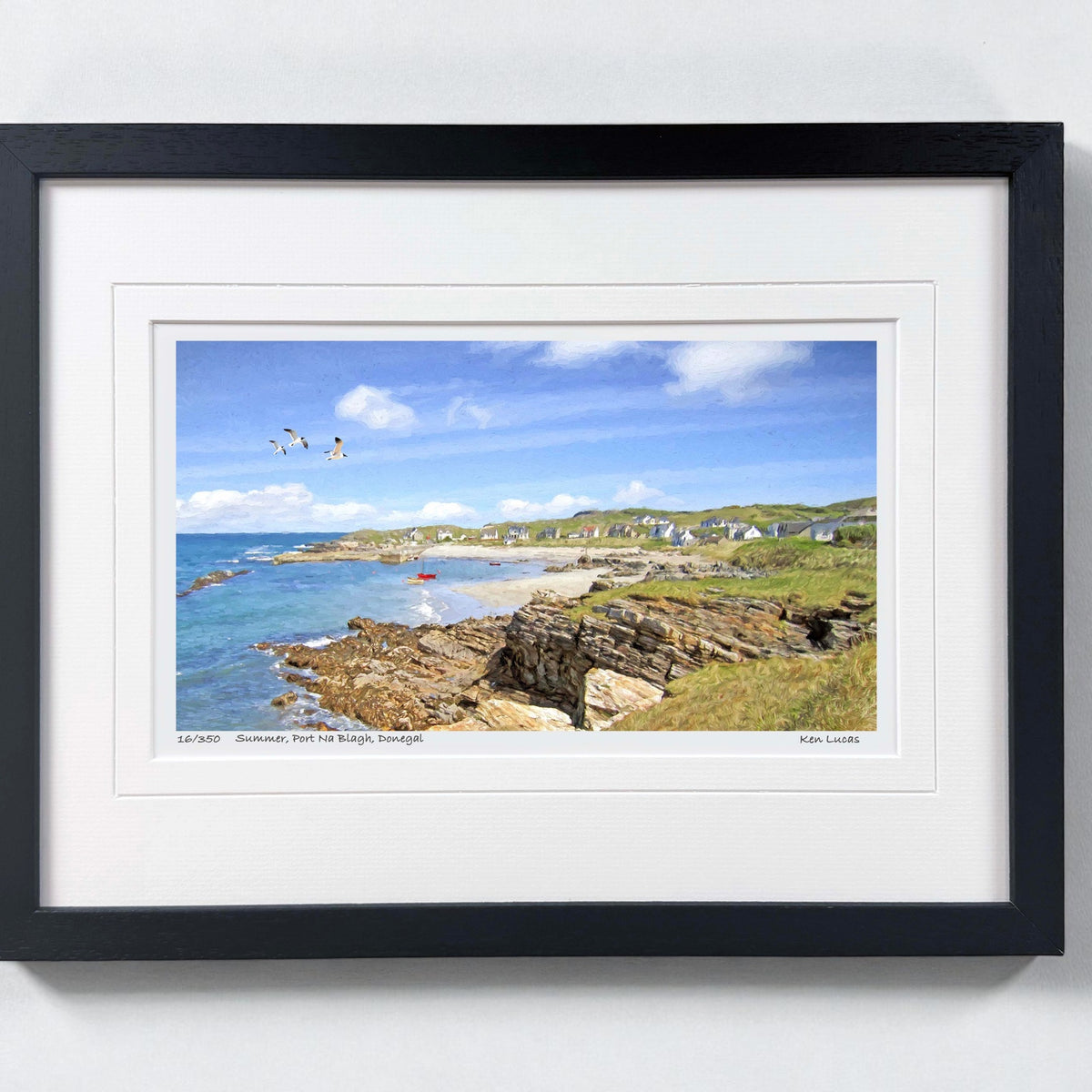 Summer, Port Na Blagh, Donegal - Small - Framed – Lucas Creative Art