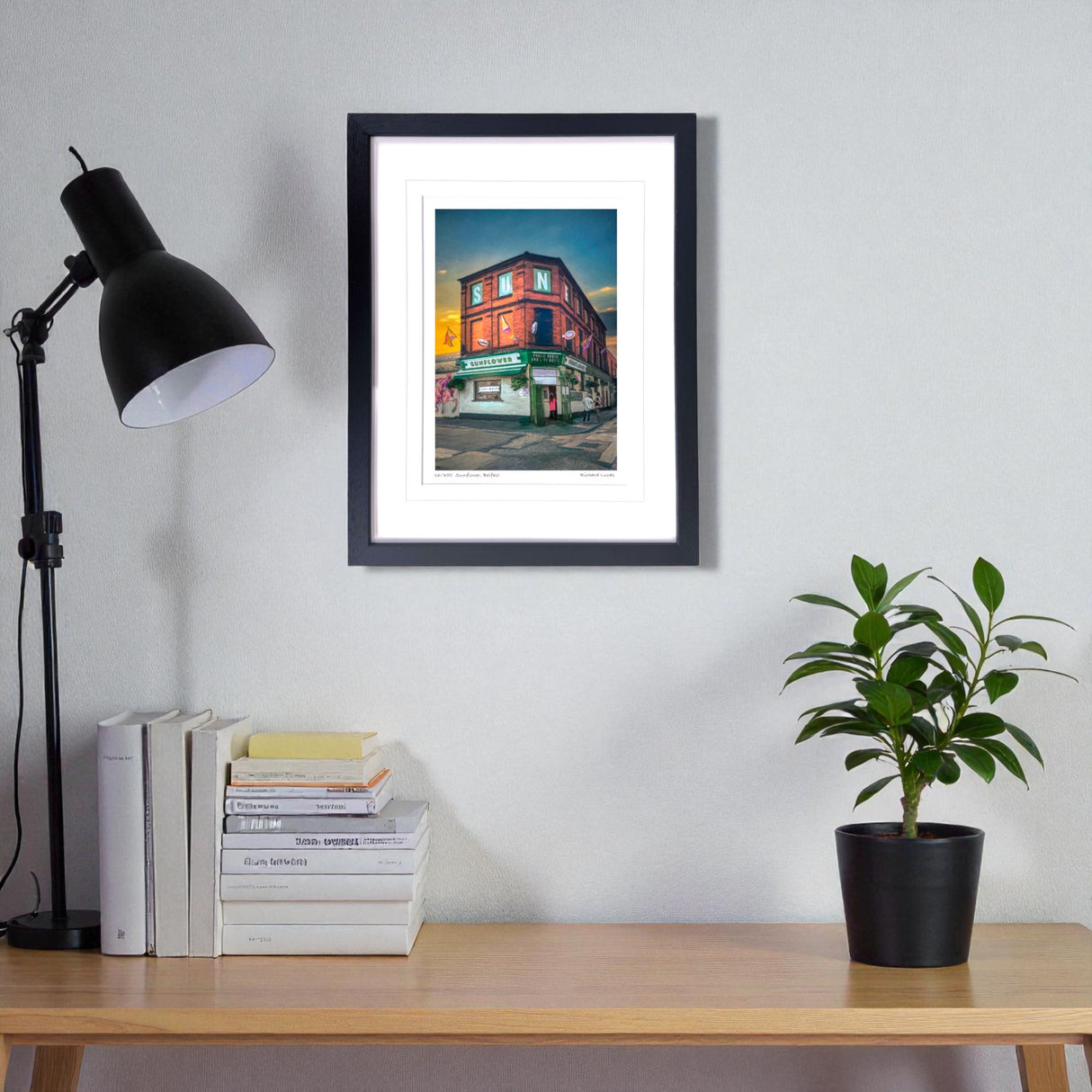 Sunflower, Belfast- Framed - Small print