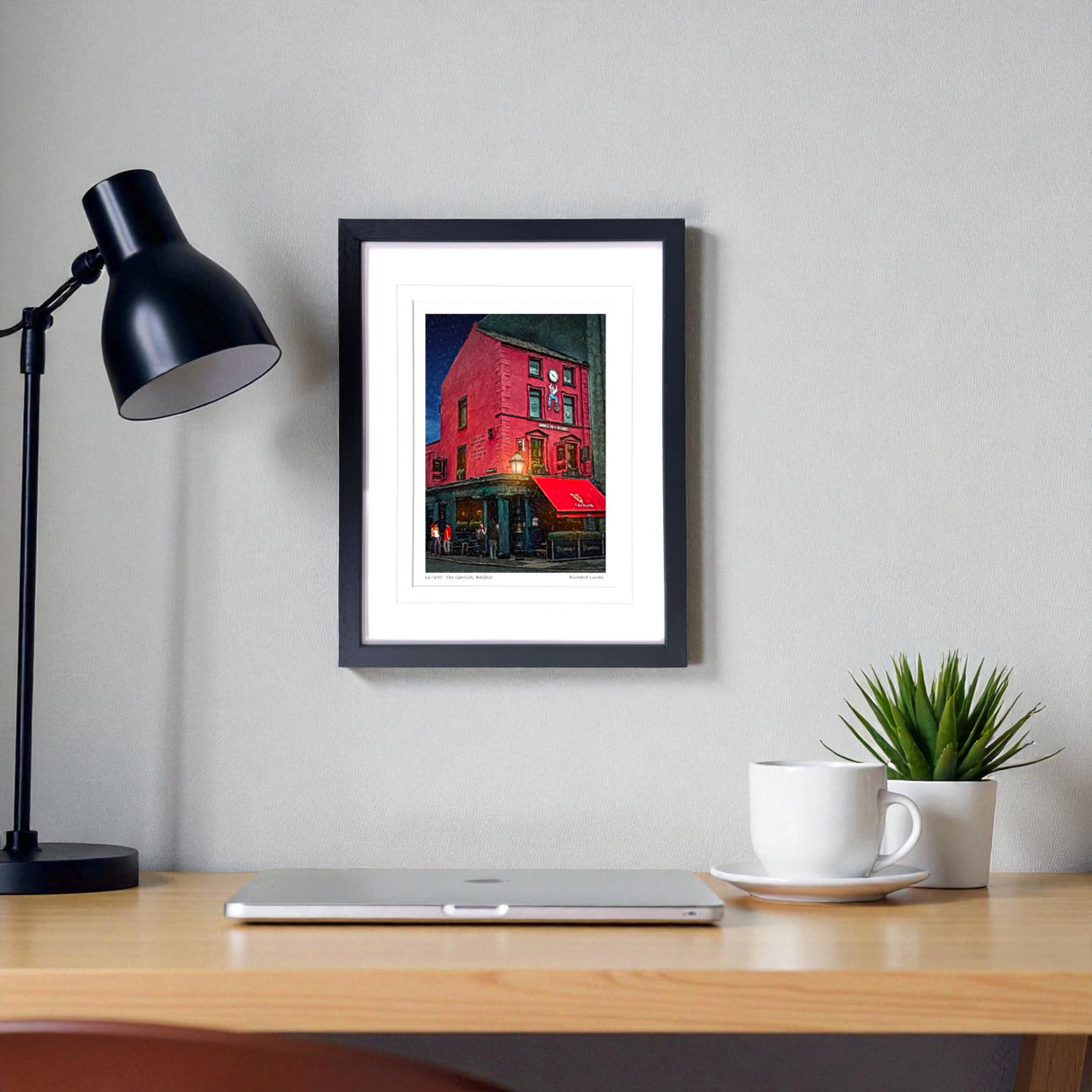 The Garrick, Belfast - Framed - Small print