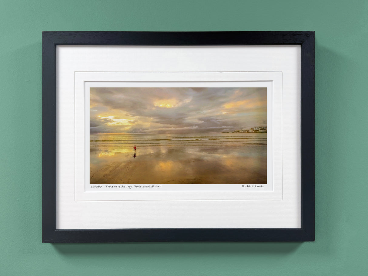 Those were the days, Portstewart Strand - Small - Framed