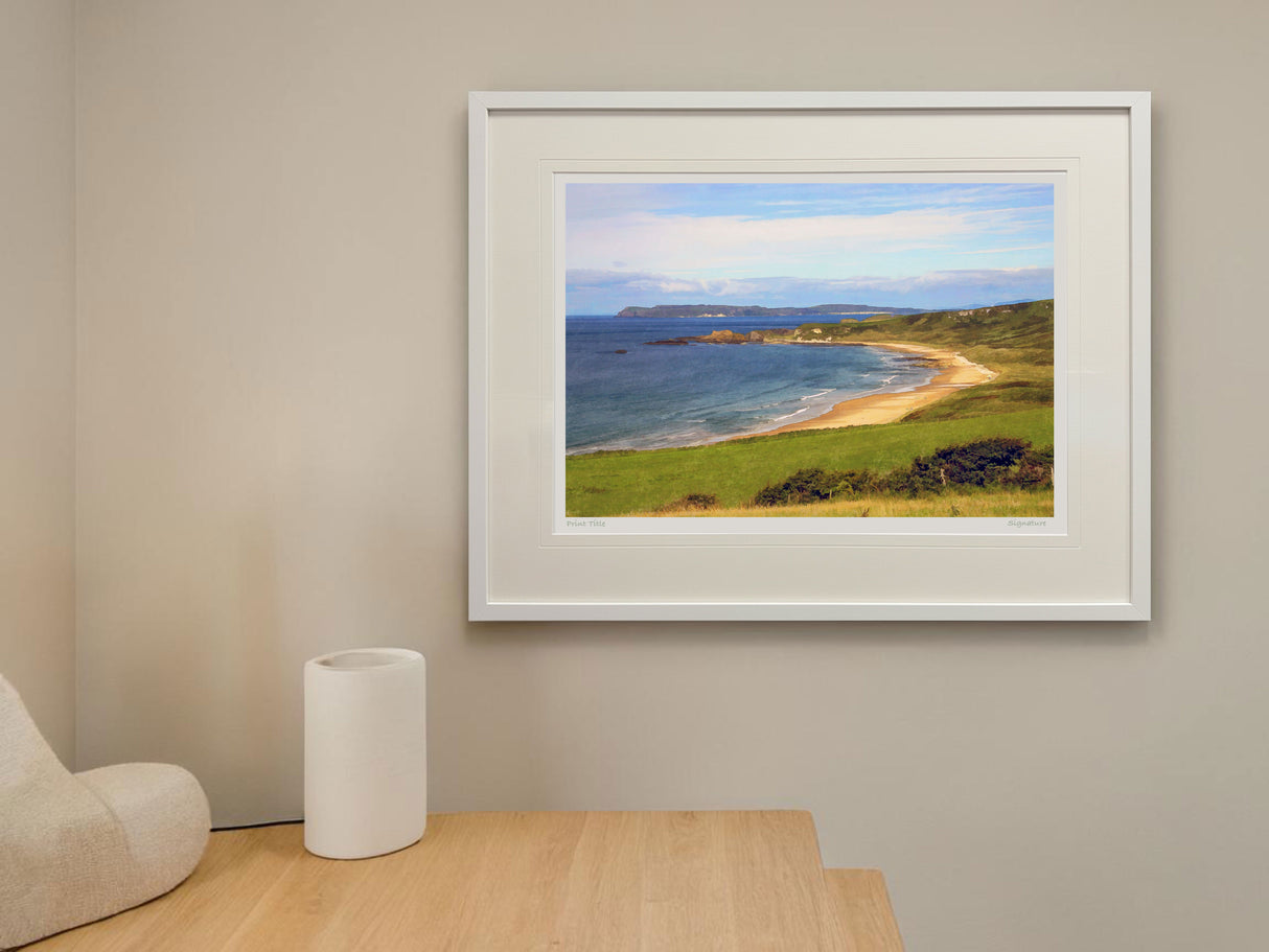 Whitepark Bay towards Rathlin