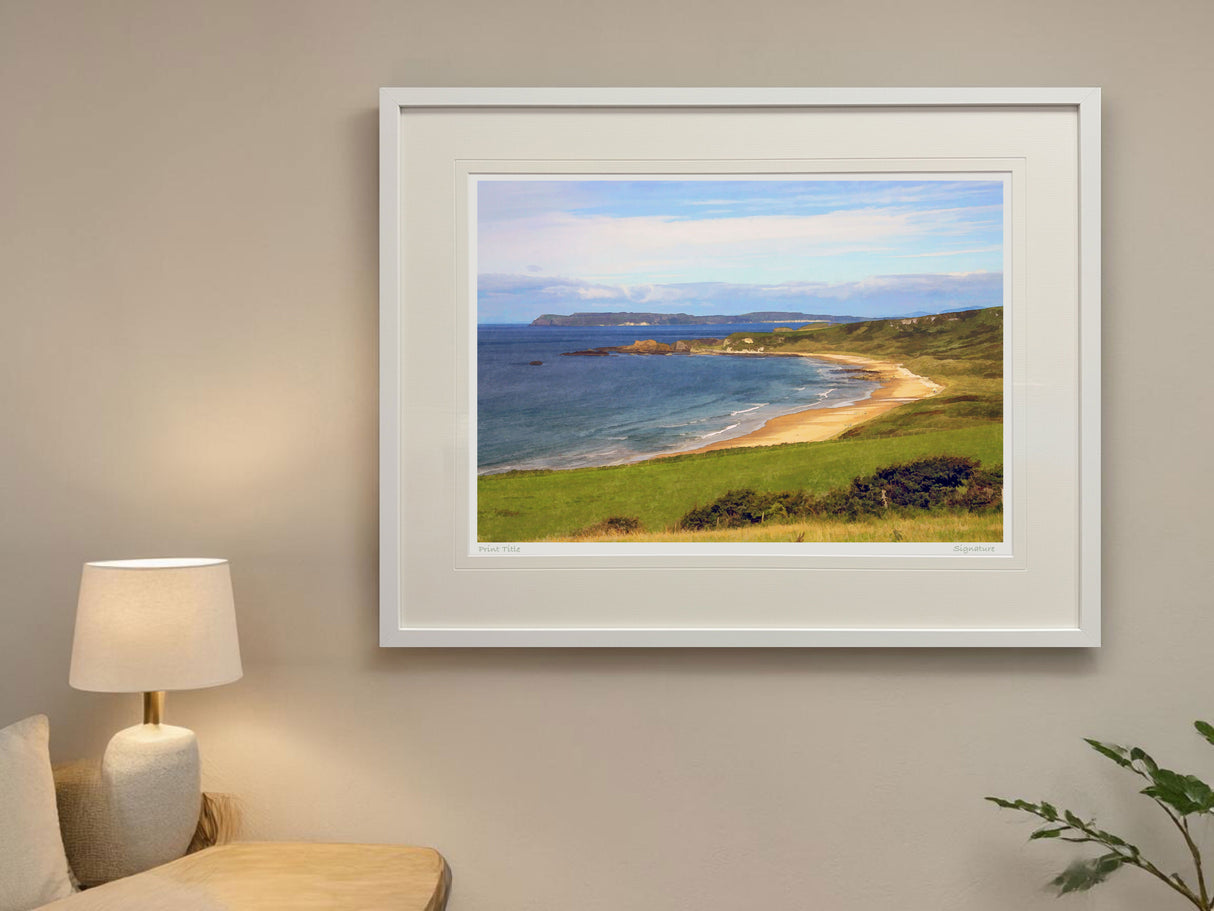 Whitepark Bay towards Rathlin