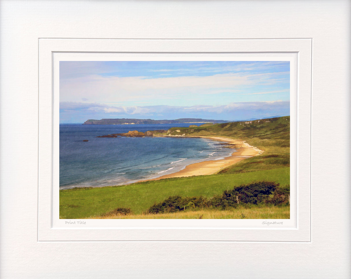 Whitepark Bay towards Rathlin