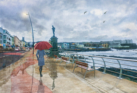 A Moment Of Reflection, Portstewart - signed limited edition print by Lucas Creative Art