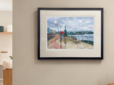 A Moment Of Reflection, Portstewart - signed limited edition print by Lucas Creative Art