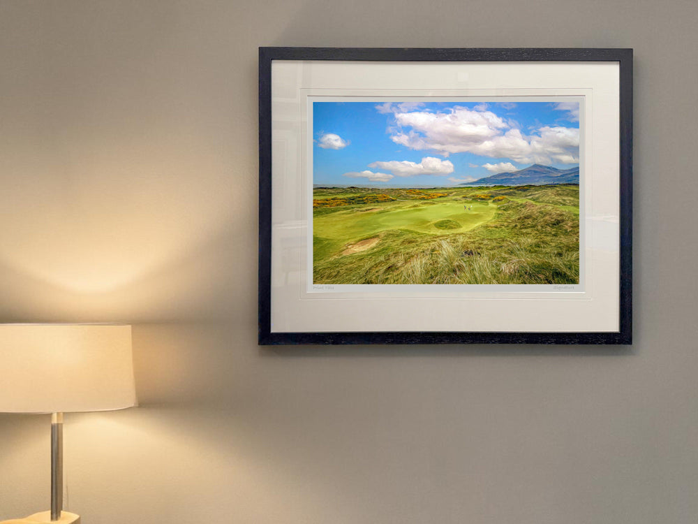 A Round To Remember, Royal County Down - signed limited edition print by Lucas Creative Art