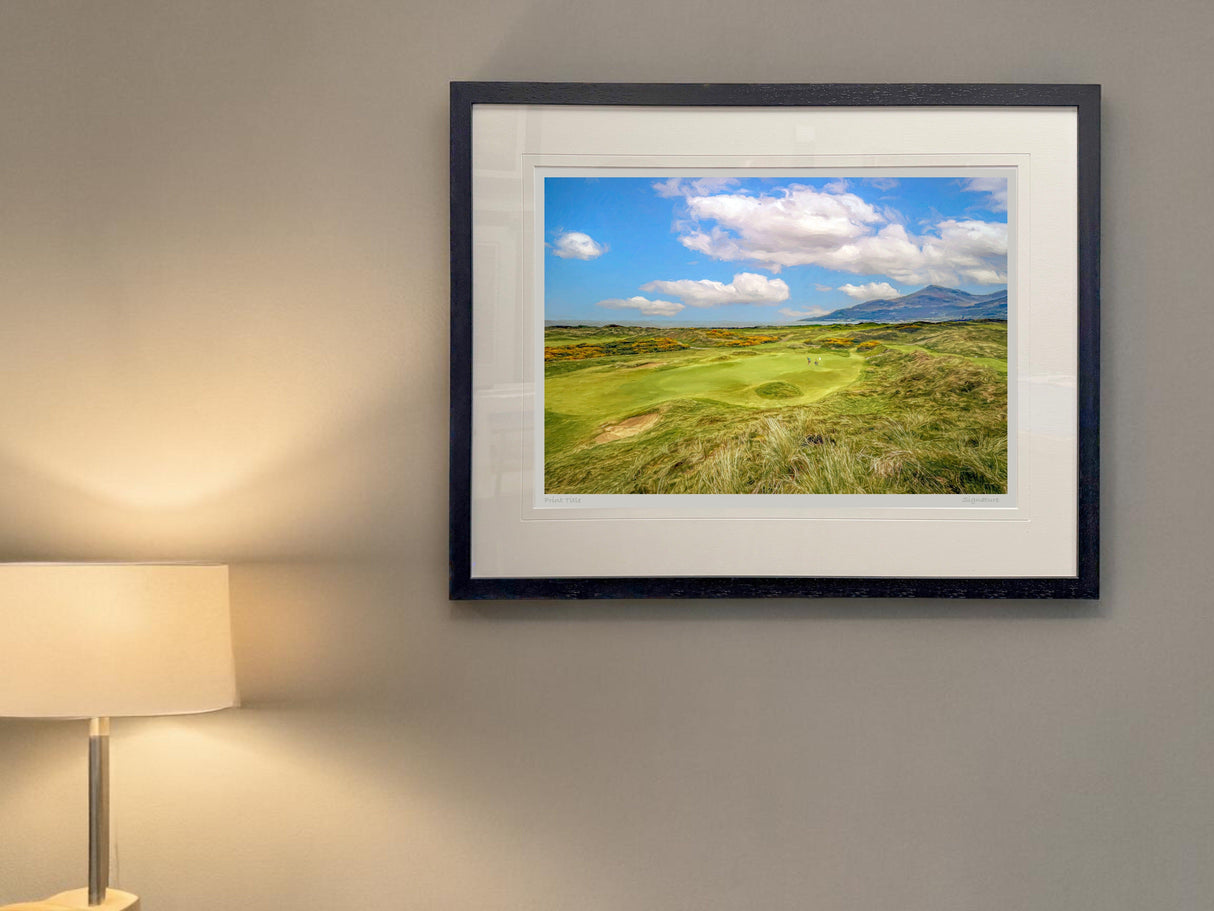 A Round To Remember, Royal County Down - signed limited edition print by Lucas Creative Art