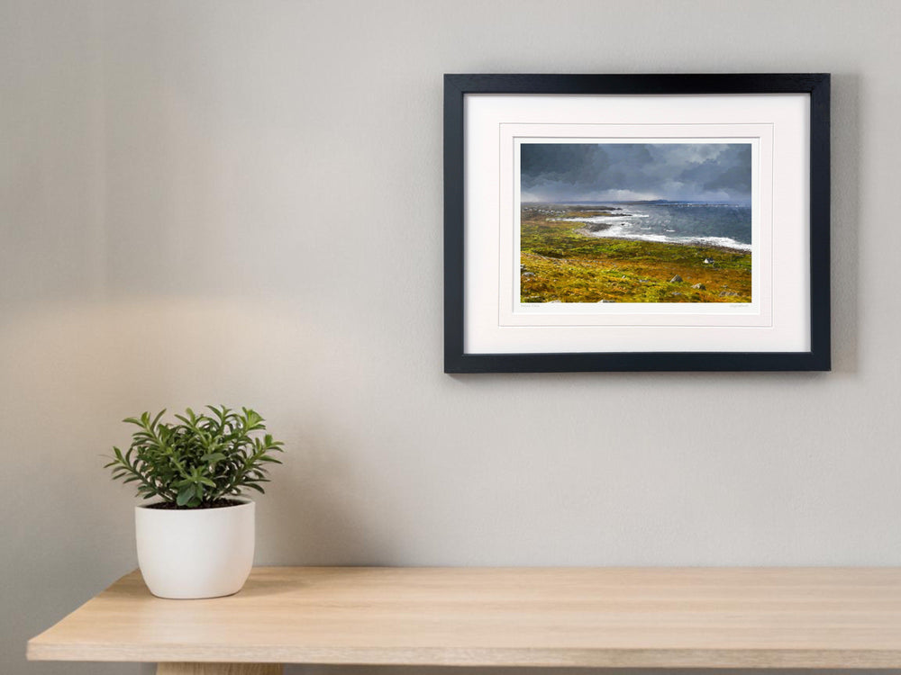 A Shower Coming, Brinlack, Gweedore - signed limited edition print by Lucas Creative Art