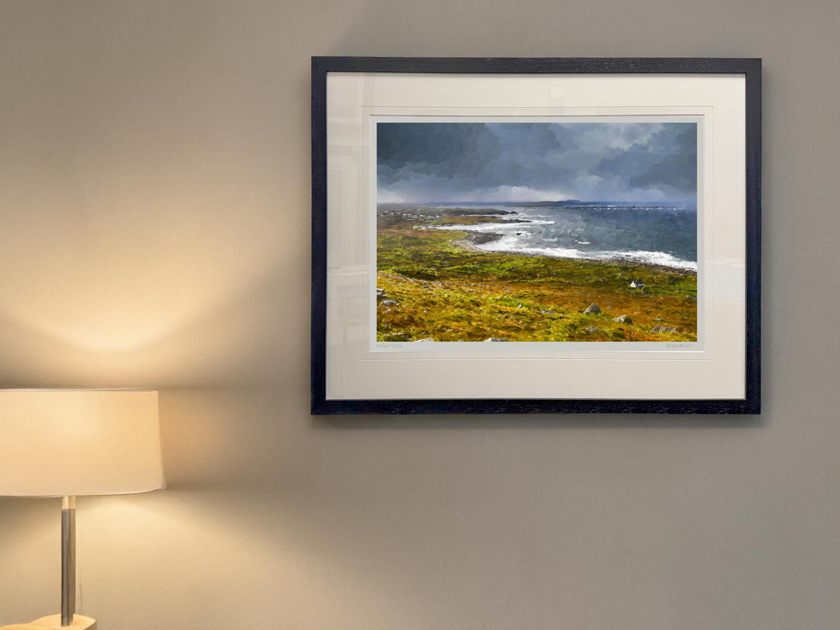 A Shower Coming, Brinlack, Gweedore - signed limited edition print by Lucas Creative Art