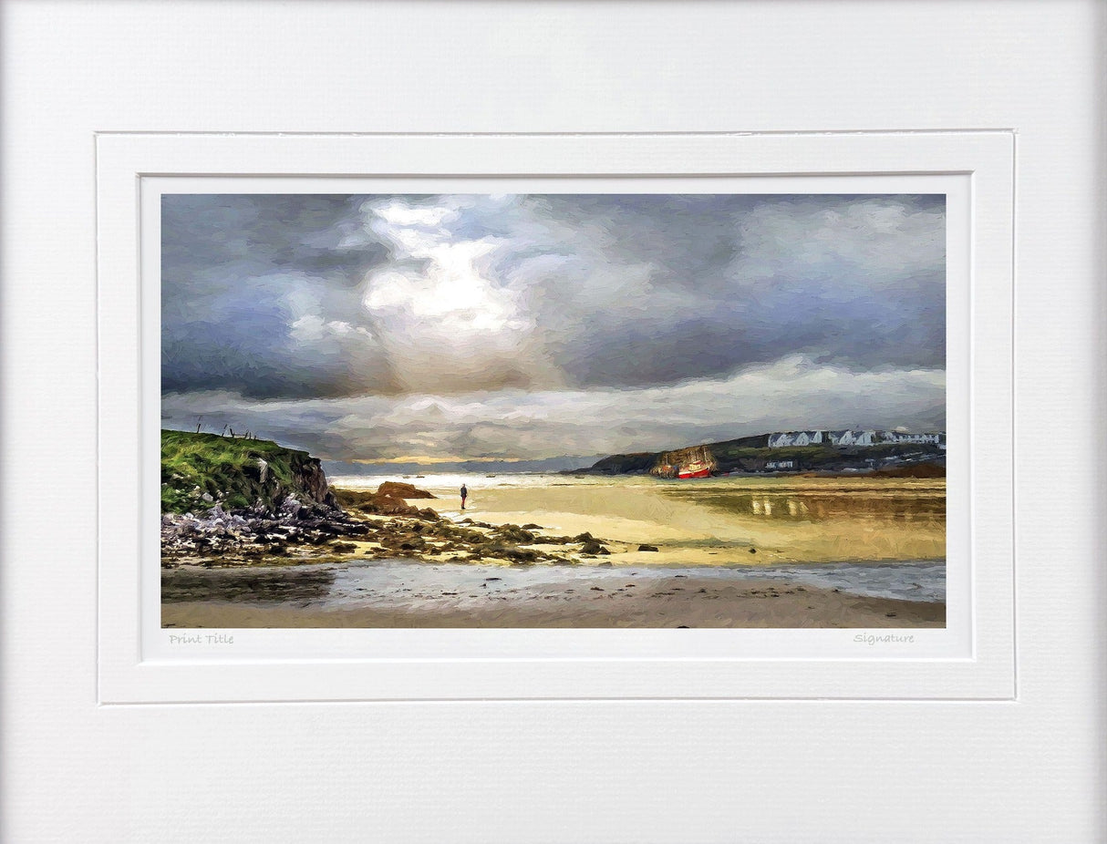 After The Rain, Rosapenna - signed limited edition print by Lucas Creative Art