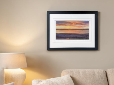 Amber Skies, Seapark, Holywood - signed limited edition print by Lucas Creative Art