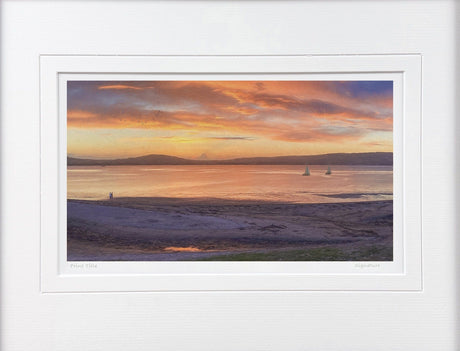 Amber Skies, Seapark, Holywood - signed limited edition print by Lucas Creative Art