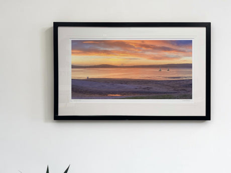 Amber Skies, Seapark, Holywood - signed limited edition print by Lucas Creative Art