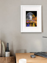 At The Continental Market, Belfast - Small Framed White