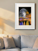 At The Continental Market, Belfast - XL Framed White