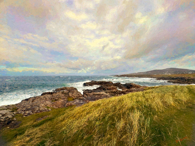 Atlantic Way, Glassagh, Donegal - signed limited edition print by Lucas Creative Art