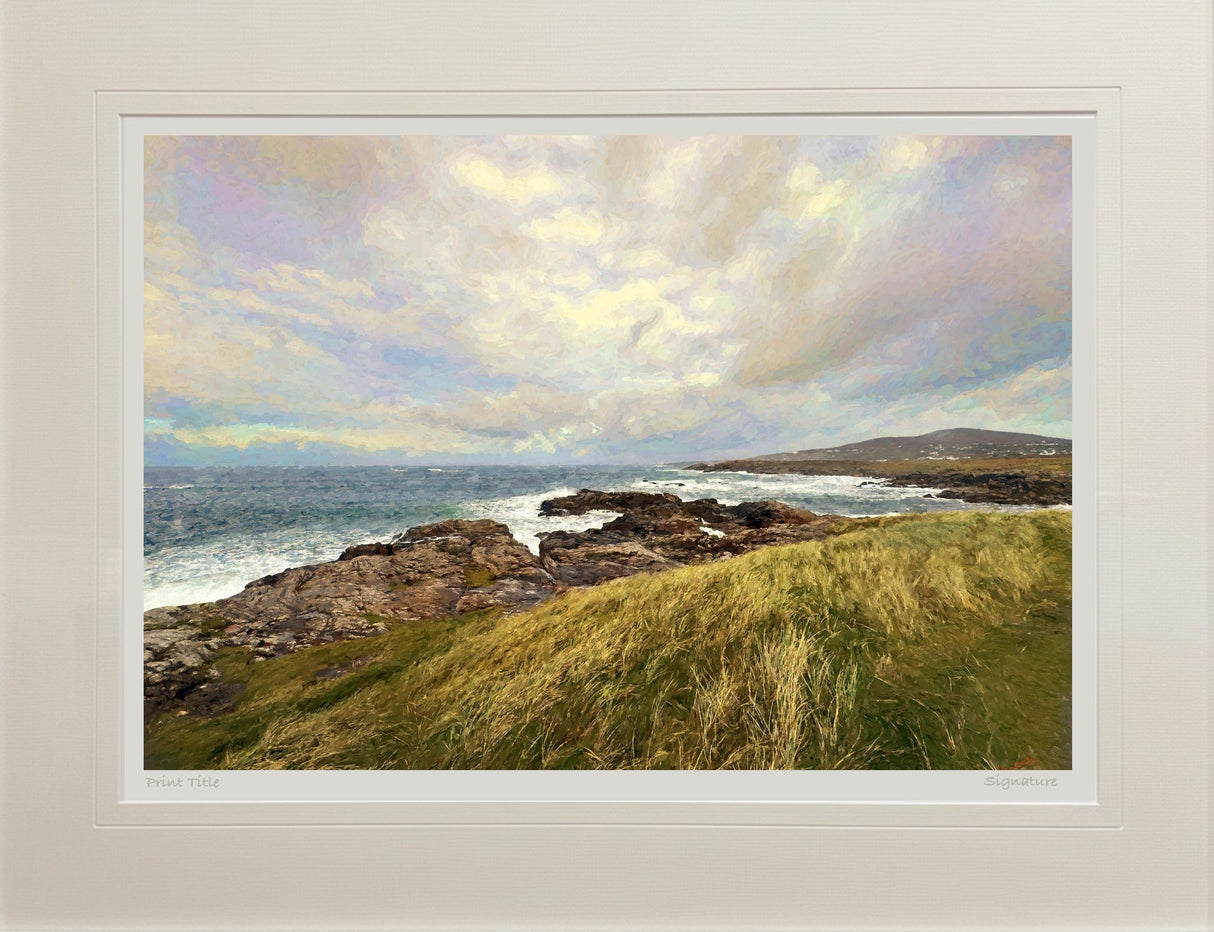 Atlantic Way, Glassagh, Donegal - signed limited edition print by Lucas Creative Art