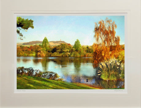 Autumn, Castle Espie - signed limited edition print by Lucas Creative Art