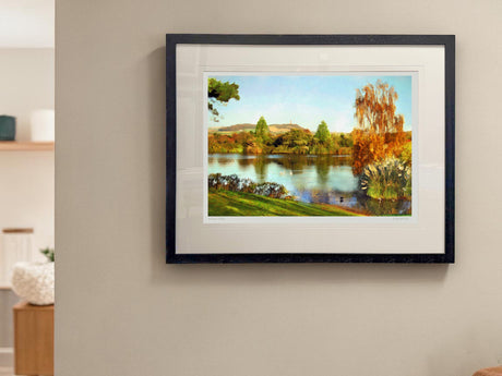 Autumn, Castle Espie - signed limited edition print by Lucas Creative Art