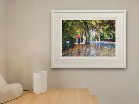 Autumn Shower, Cyprus Avenue - signed limited edition print by Lucas Creative Art