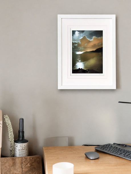 Bangor Lights From Helens Bay - signed limited edition print by Lucas Creative Art