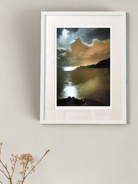 Bangor Lights From Helens Bay - signed limited edition print by Lucas Creative Art