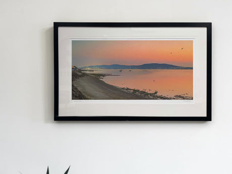 Belfast Lights From Cultra - signed limited edition print by Lucas Creative Art