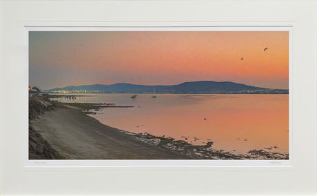 Belfast Lights From Cultra - signed limited edition print by Lucas Creative Art