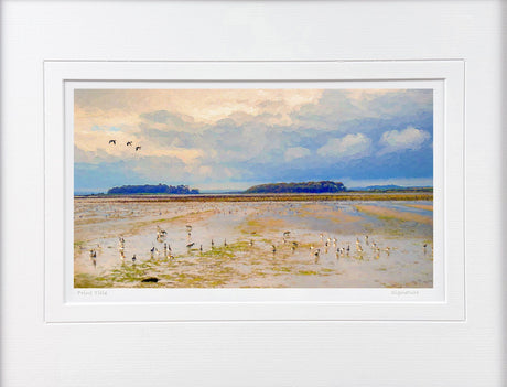 Brent Geese, Greyabbey - signed limited edition print by Lucas Creative Art