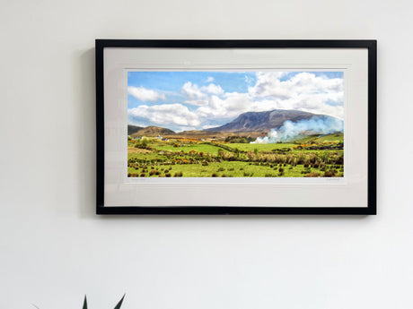 Burning The Gorse, Under Muckish - signed limited edition print by Lucas Creative Art