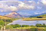 By An Chuirt, Gweedore - signed limited edition print by Lucas Creative Art