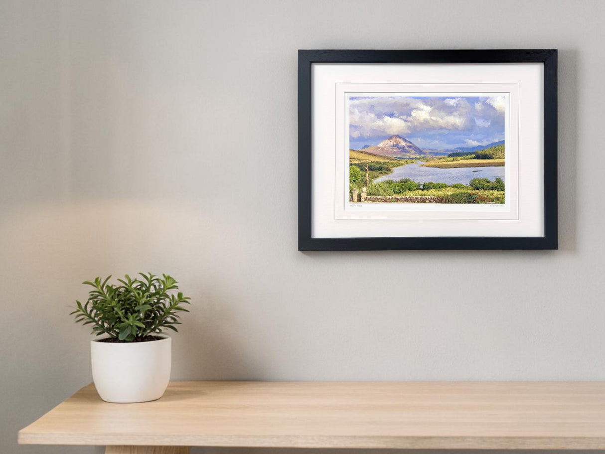By An Chuirt, Gweedore - signed limited edition print by Lucas Creative Art
