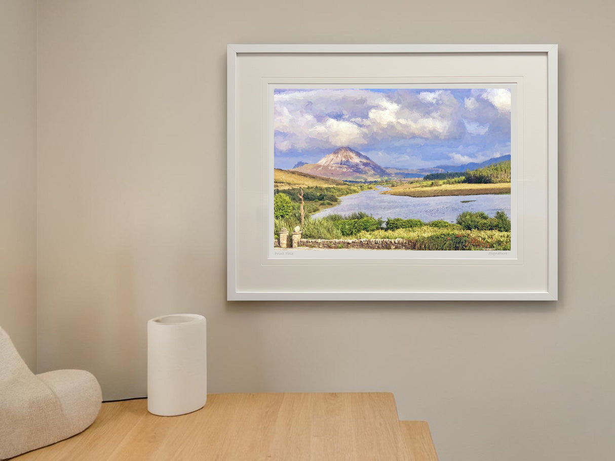 By An Chuirt, Gweedore - signed limited edition print by Lucas Creative Art