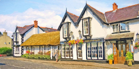 By The Old Inn, Crawfordburn - signed limited edition print by Lucas Creative Art