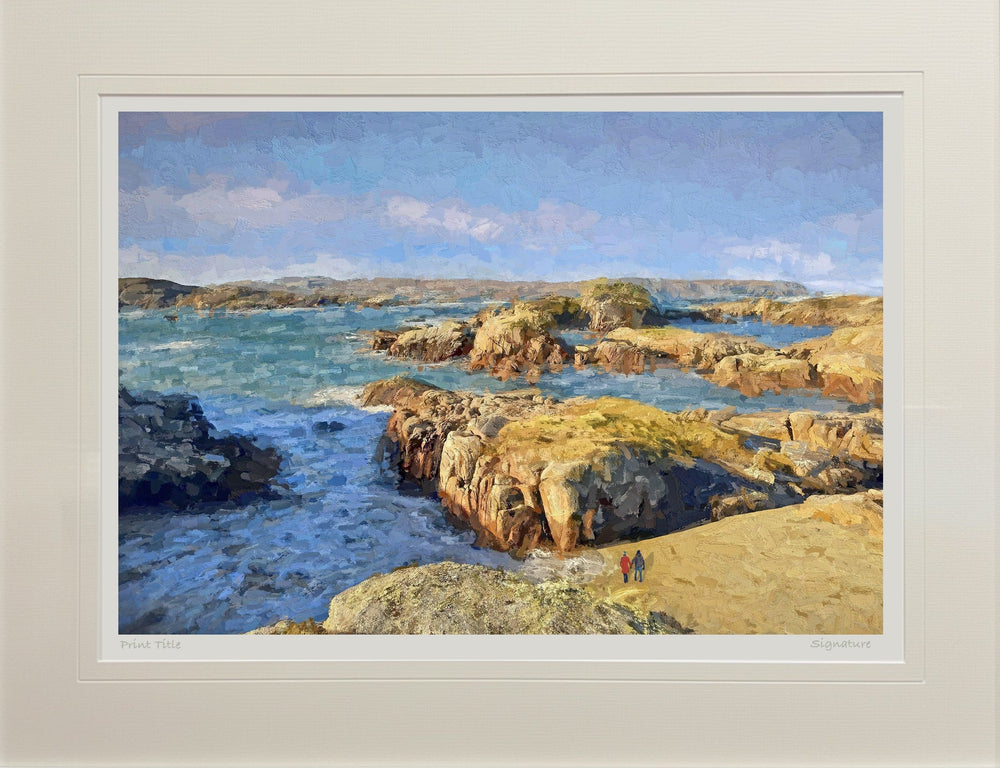 By The Water's Edge, Cloughglass, Donegal - signed limited edition print by Lucas Creative Art